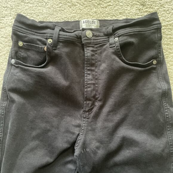 Agolde Los Angeles Premium Black Jeans Womens Size 27 - Thumbnail 9