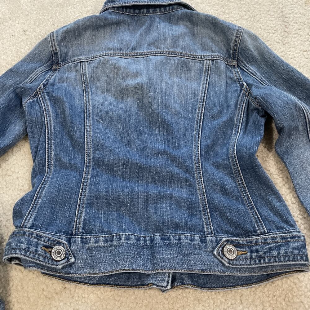 Banana Republic Women's Denim Jacket XS Blue - Thumbnail 11