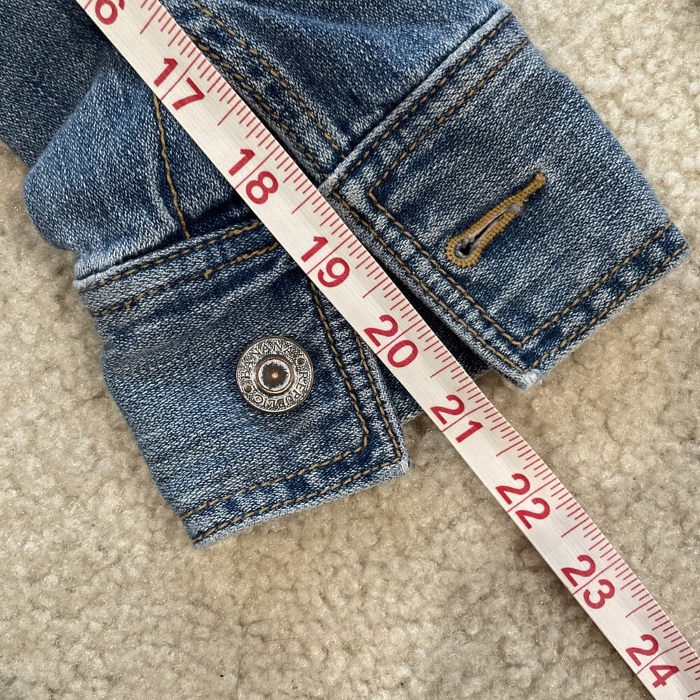 Banana Republic Women's Denim Jacket XS Blue - Thumbnail 7