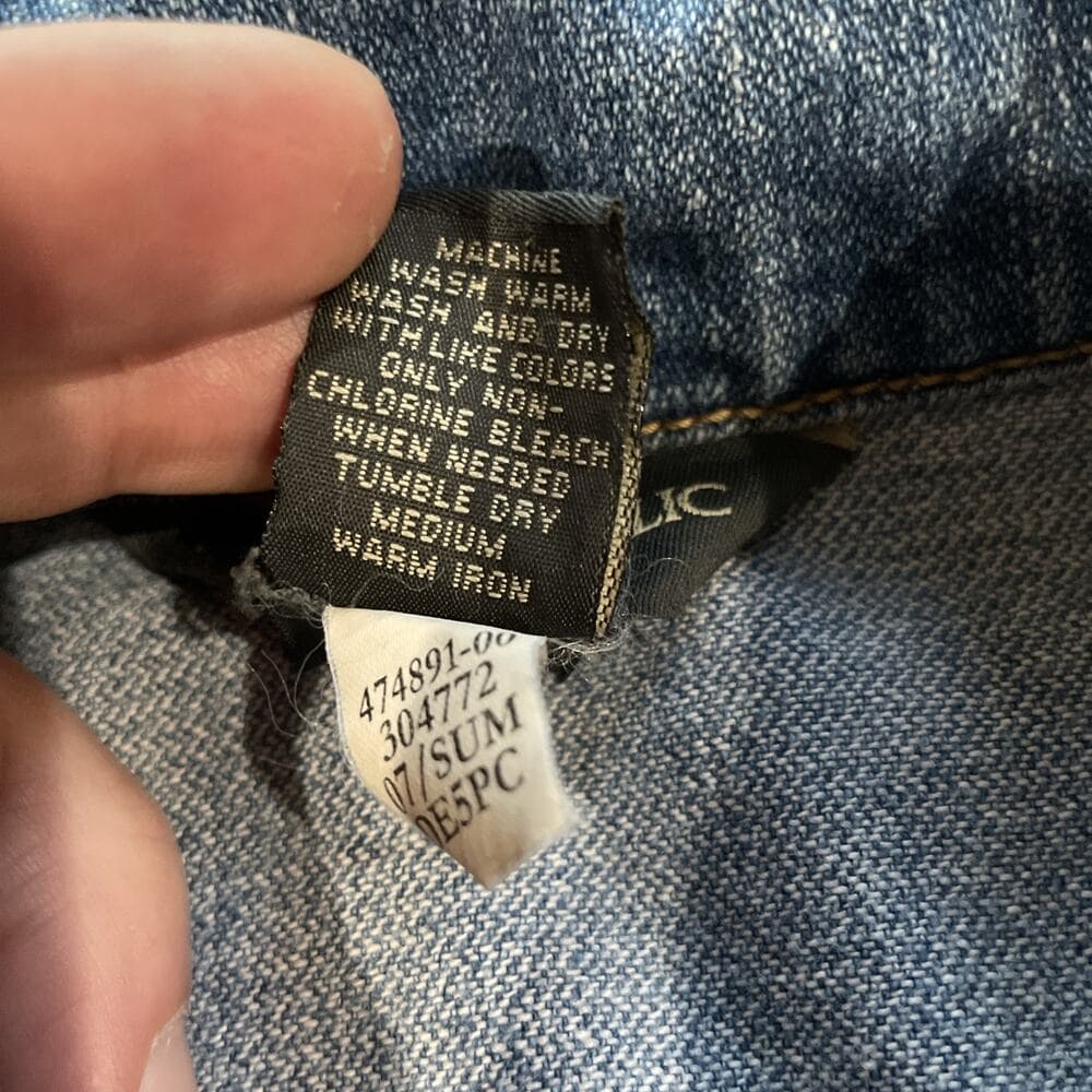 Banana Republic Women's Denim Jacket XS Blue - Thumbnail 5