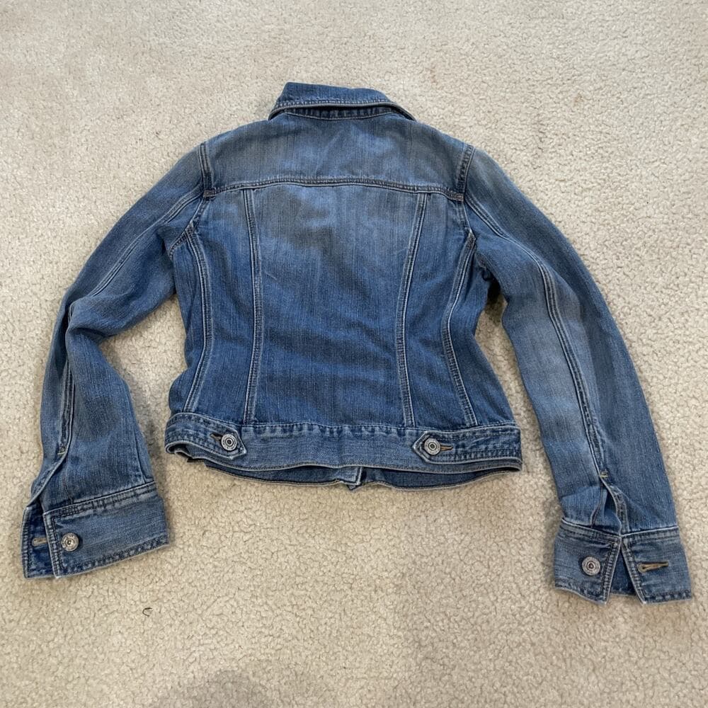 Banana Republic Women's Denim Jacket XS Blue - Thumbnail 10