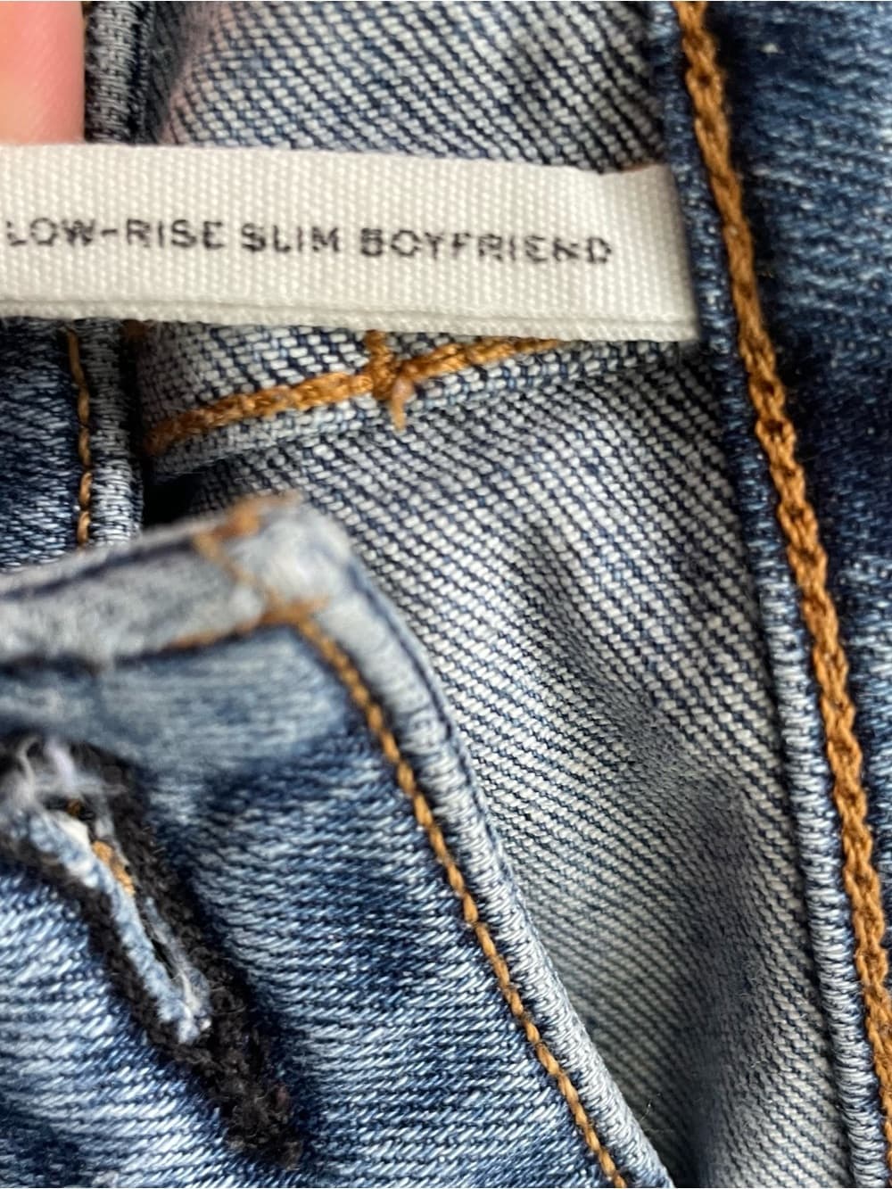 Rag & Bone Dre Low Rise Slim Boyfriend Jeans Women’s Size 24 Light Blue Wash - Thumbnail 5