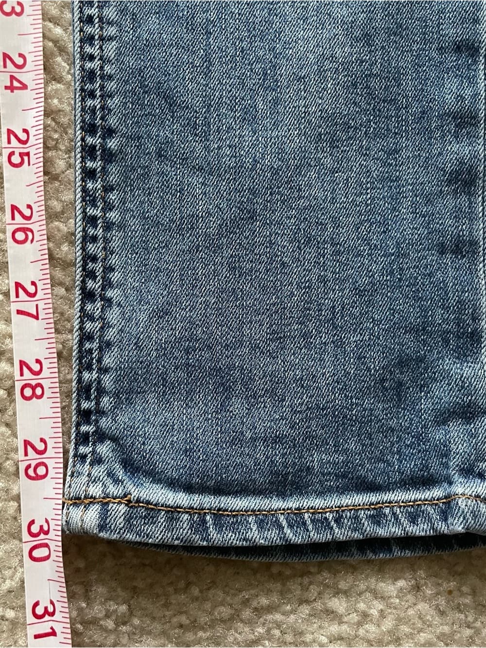 Rag & Bone Dre Low Rise Slim Boyfriend Jeans Women’s Size 24 Light Blue Wash - Thumbnail 3