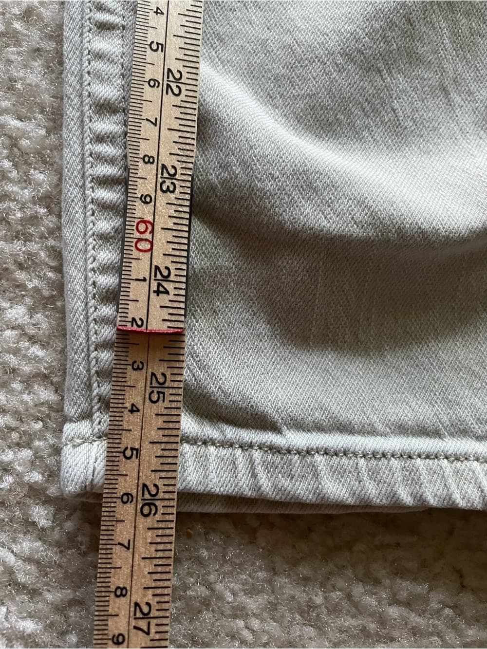 Anthropologie Pilcro Light Gray/Beige Cropped Jeans Women’s 32 - Thumbnail 5
