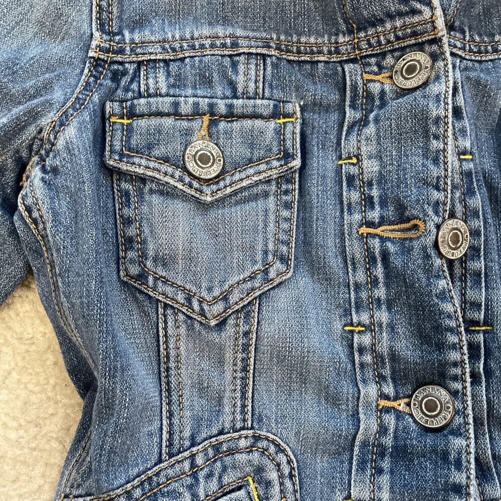 Banana Republic Women's Denim Jacket XS Blue - Thumbnail 3