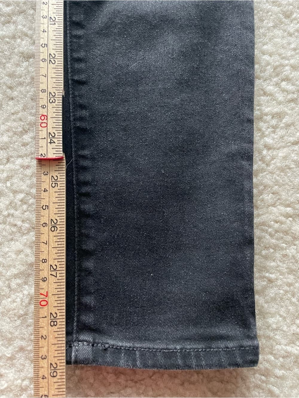 J Brand Black High Rise Lace-Up Skinny Jeans Women’s Size 30 - Thumbnail 3