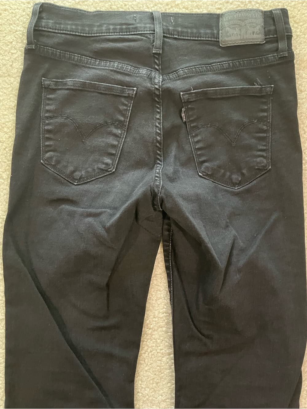 Levi's 315 Shaping Bootcut Women's Black Jeans Size 29 - Thumbnail 7