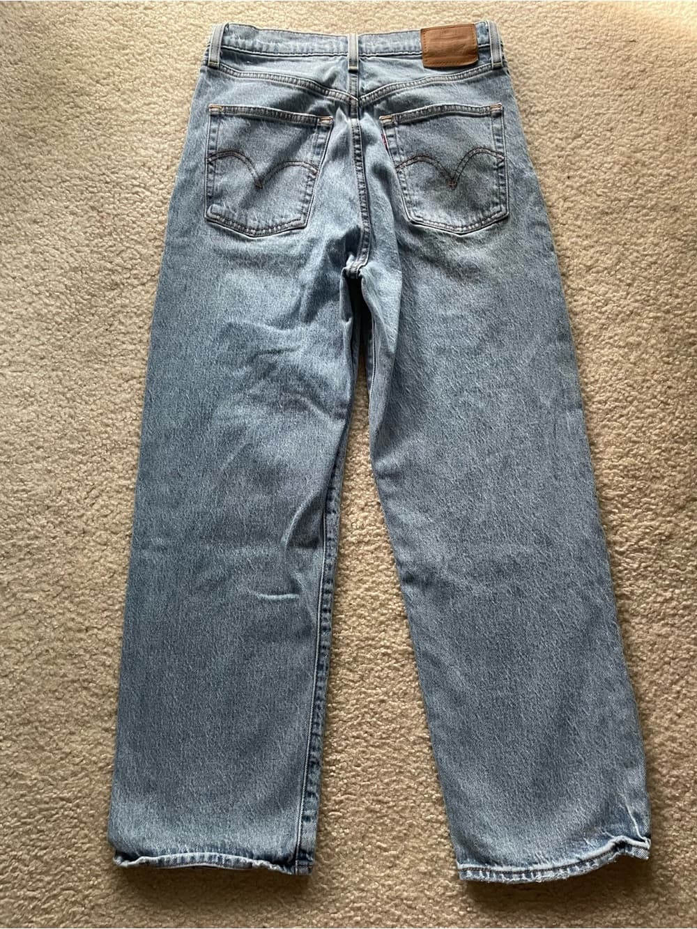 Levi's Ribcage Straight Ankle Light Wash Women's Jeans Size 28 - Thumbnail 8