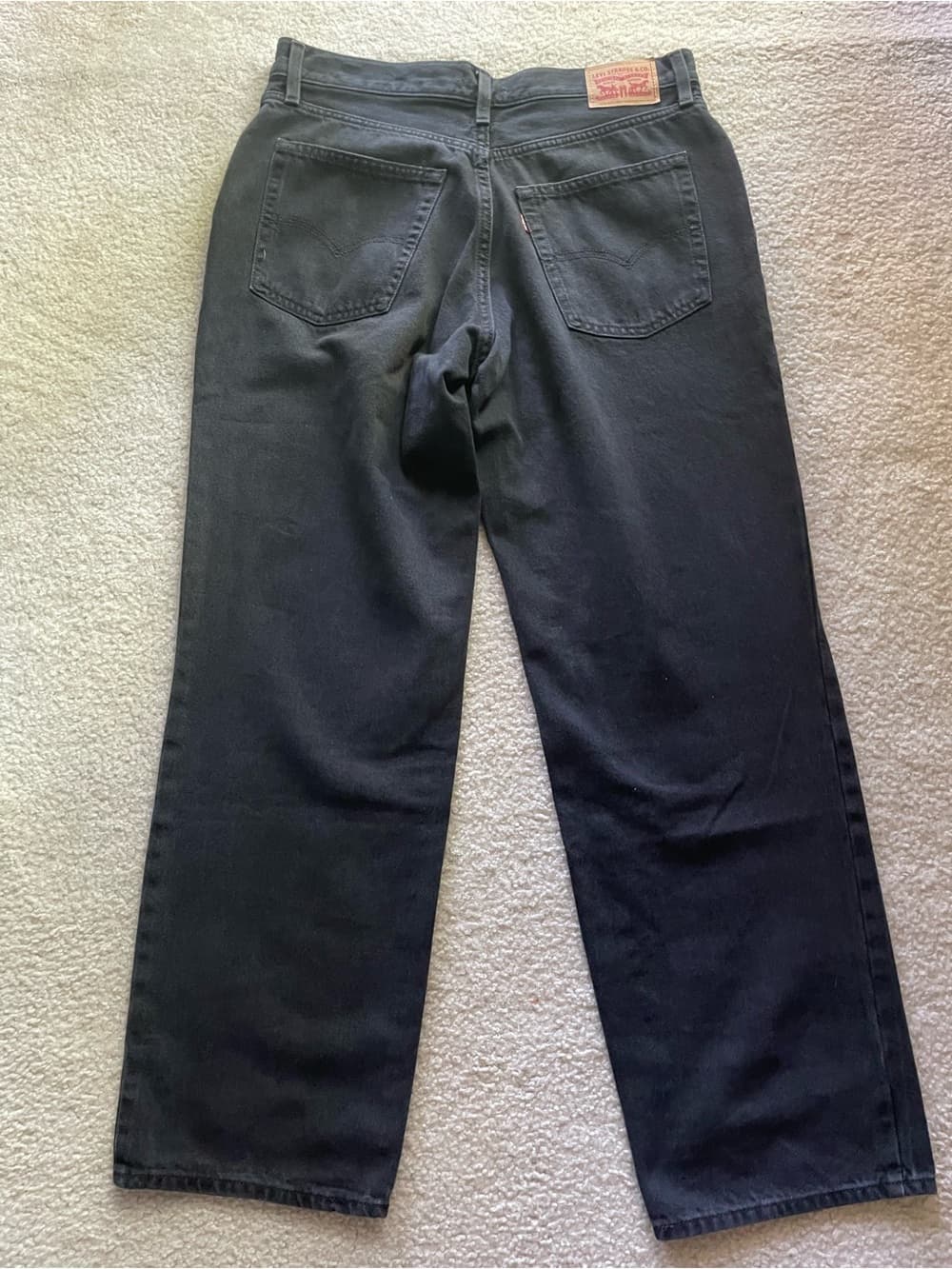 Levi's Women's Black ‘94 Baggy Straight Leg Jeans - Women’s Size 31 - Thumbnail 13