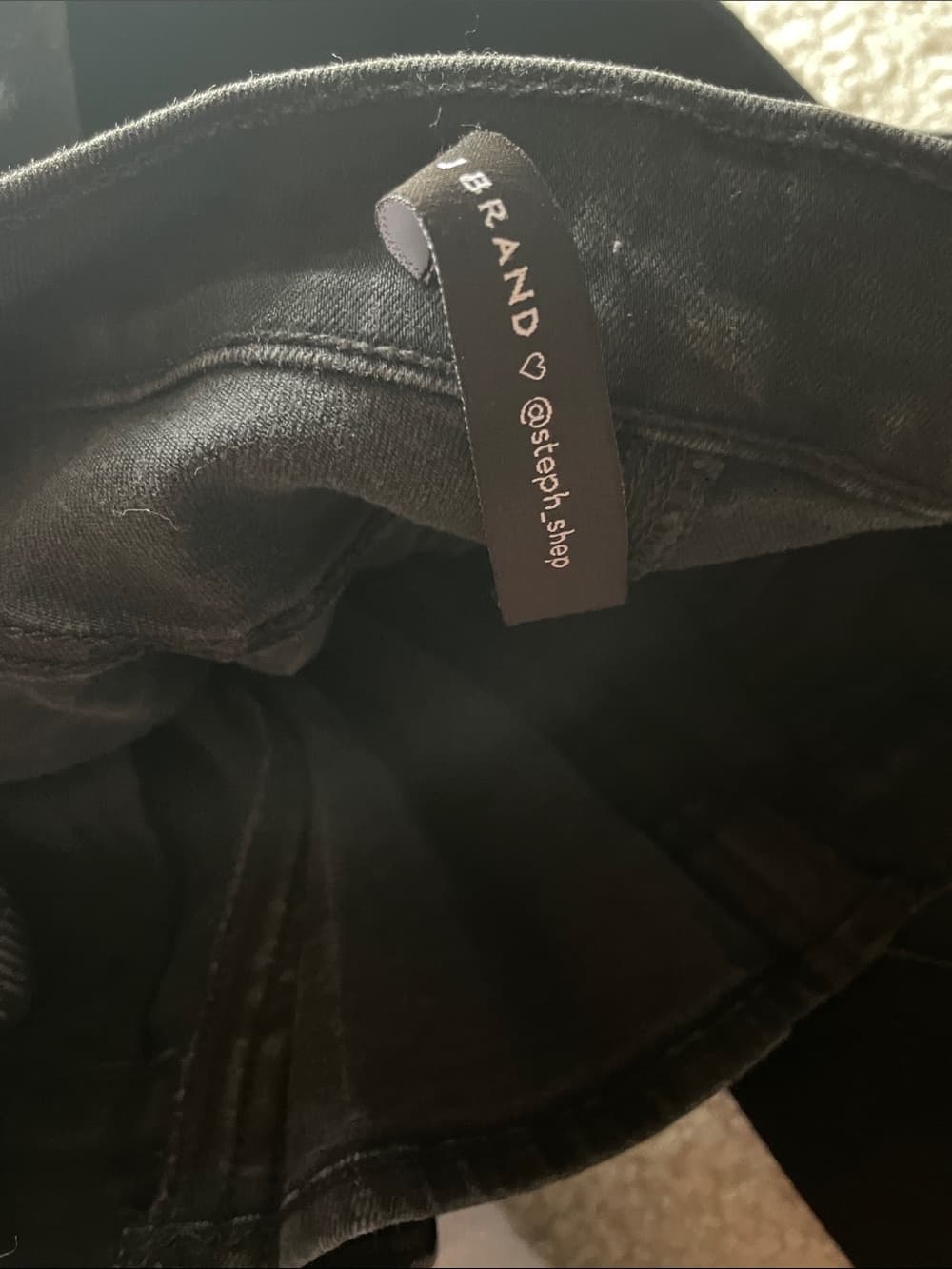 J Brand Black High Rise Lace-Up Skinny Jeans Women’s Size 30 - Thumbnail 8