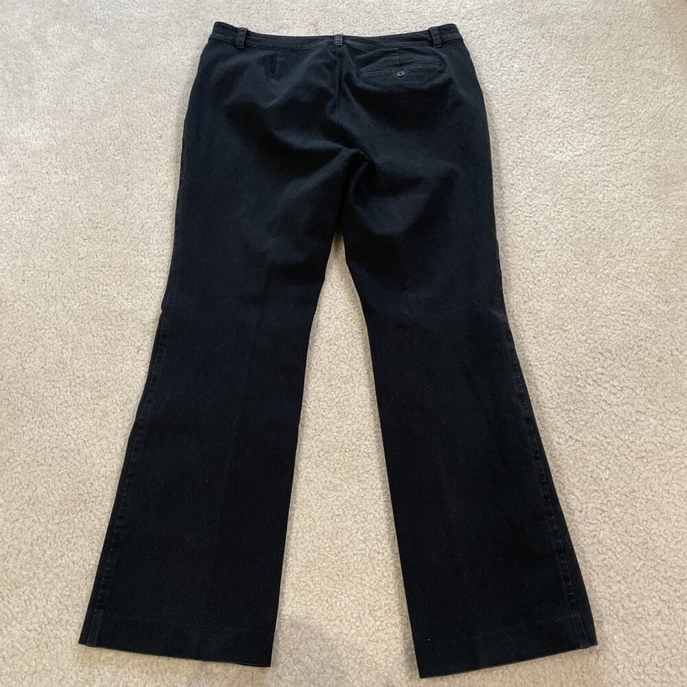 Lauren Ralph Lauren Adelle Bootcut Black Dress Pants Womens Size 12 - Thumbnail 6