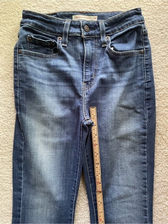 Levi's 725 High Rise Bootcut Women's Jeans in Medium Blue Wash Size 26 - Thumbnail 10