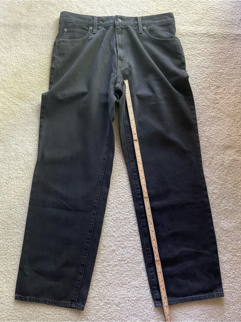 Levi's Women's Black ‘94 Baggy Straight Leg Jeans - Women’s Size 31 - Thumbnail 2