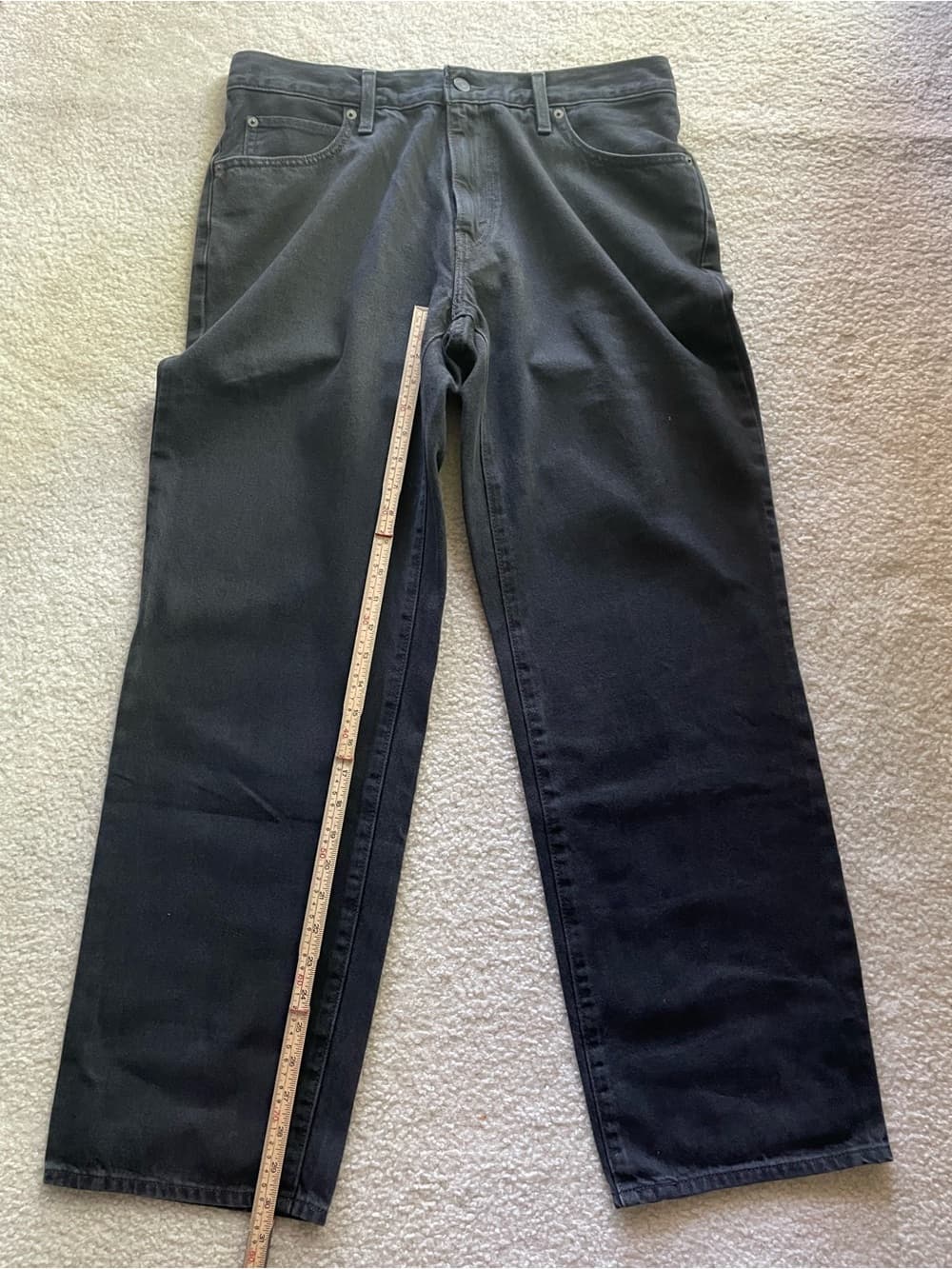 Levi's Women's Black ‘94 Baggy Straight Leg Jeans - Women’s Size 31 - Thumbnail 4