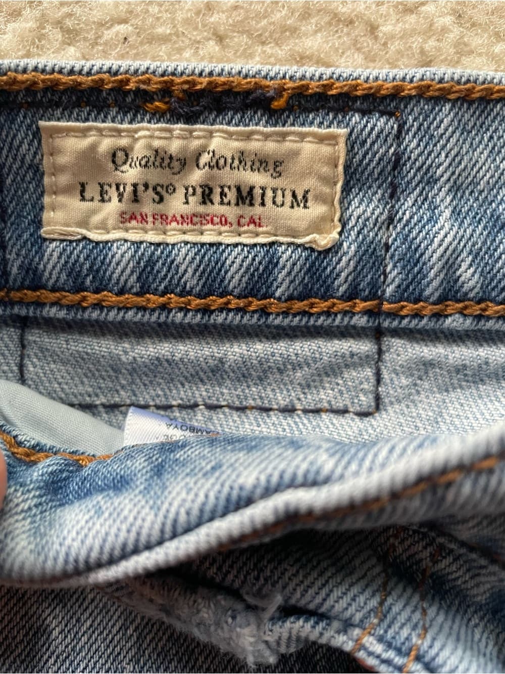 Levi's Ribcage Straight Ankle Light Wash Women's Jeans Size 28 - Thumbnail 11