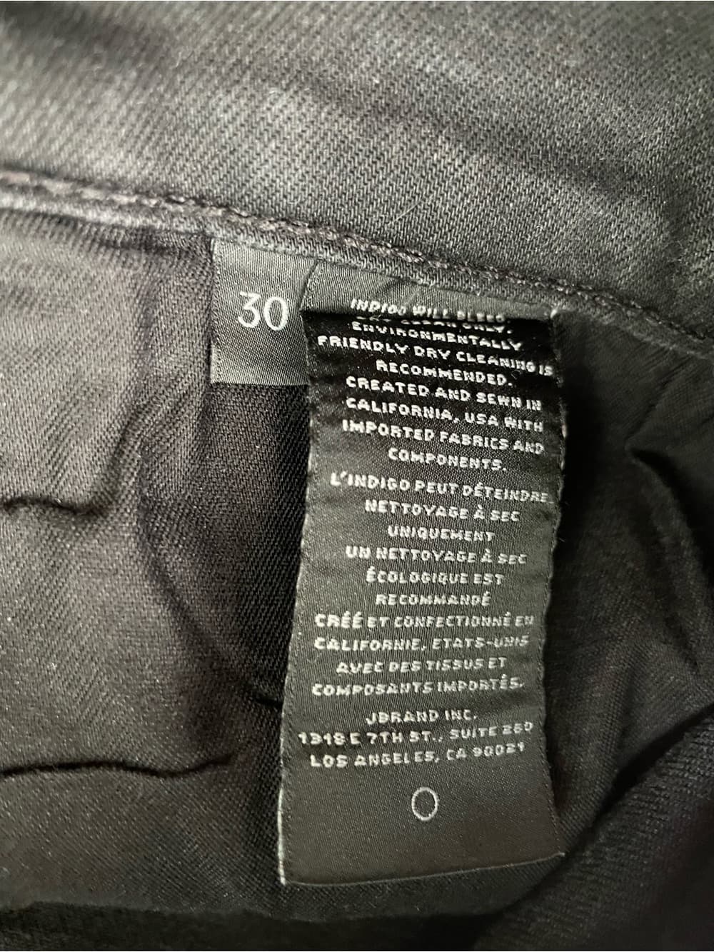 J Brand Black High Rise Lace-Up Skinny Jeans Women’s Size 30 - Thumbnail 5