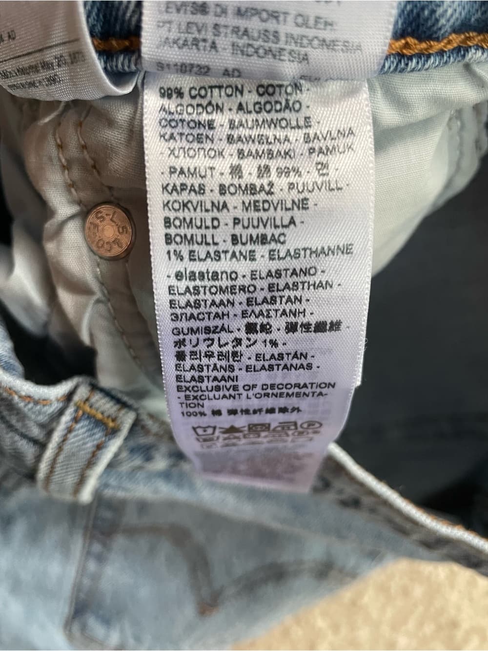 Levi's Ribcage Straight Ankle Light Wash Women's Jeans Size 28 - Thumbnail 2
