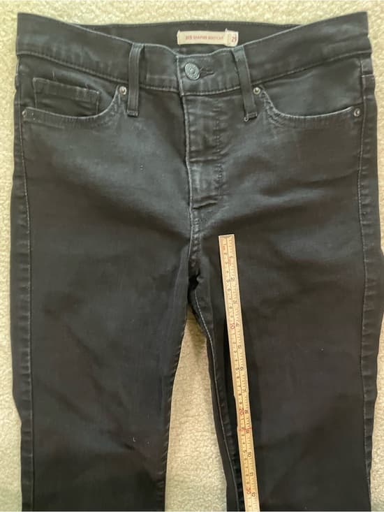 Levi's 315 Shaping Bootcut Women's Black Jeans Size 29 - Thumbnail 10
