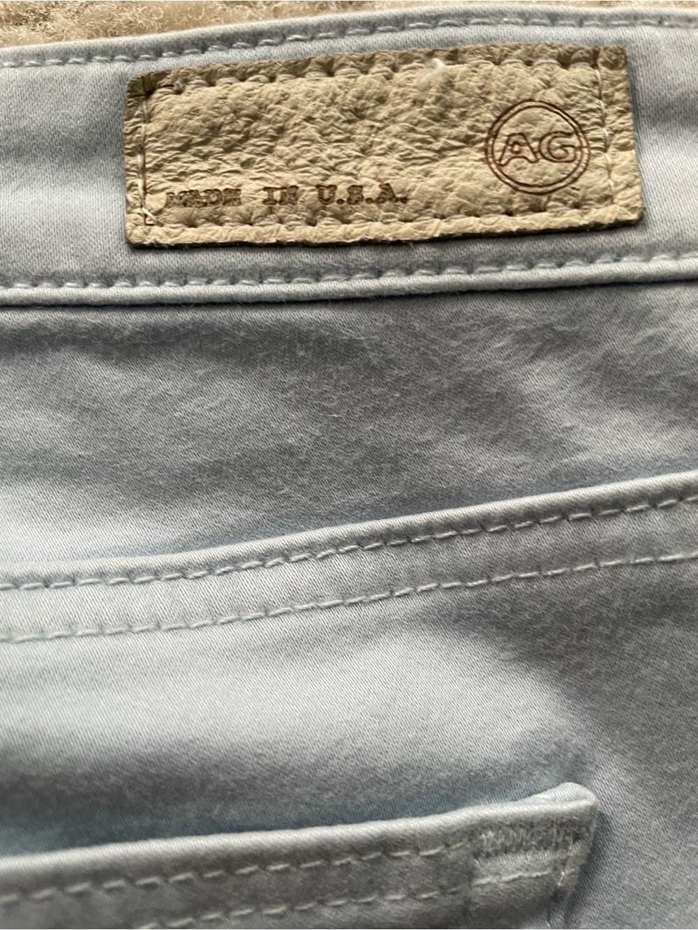 AG Adriano Goldschmied Stilt Crop Cigarette Jean Light Blue Women’s Size 31 - Thumbnail 6
