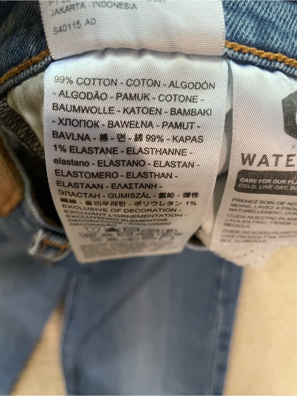 Levi's Wedgie Medium Blue Straight Leg Women's Jeans Size 24 - Thumbnail 4