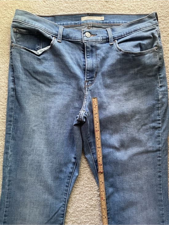 Levi's Classic Boot Women's Light Blue Jeans Size 12 - Thumbnail 10