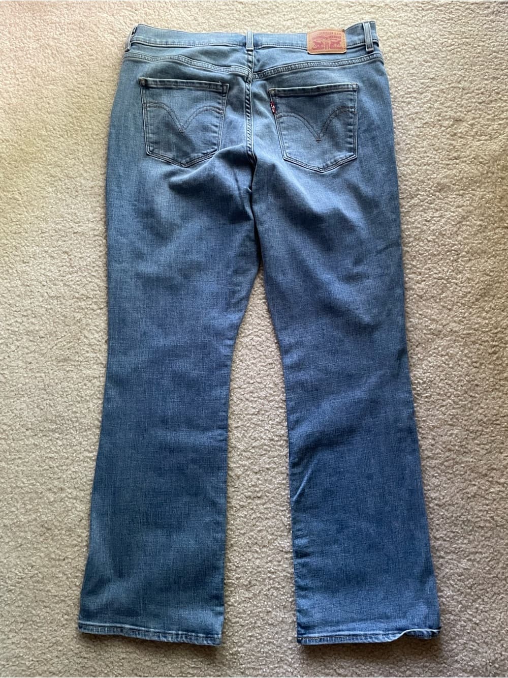 Levi's Classic Boot Women's Light Blue Jeans Size 12 - Thumbnail 8