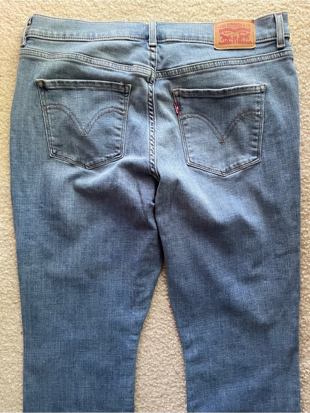 Levi's Classic Boot Women's Light Blue Jeans Size 12 - Thumbnail 7