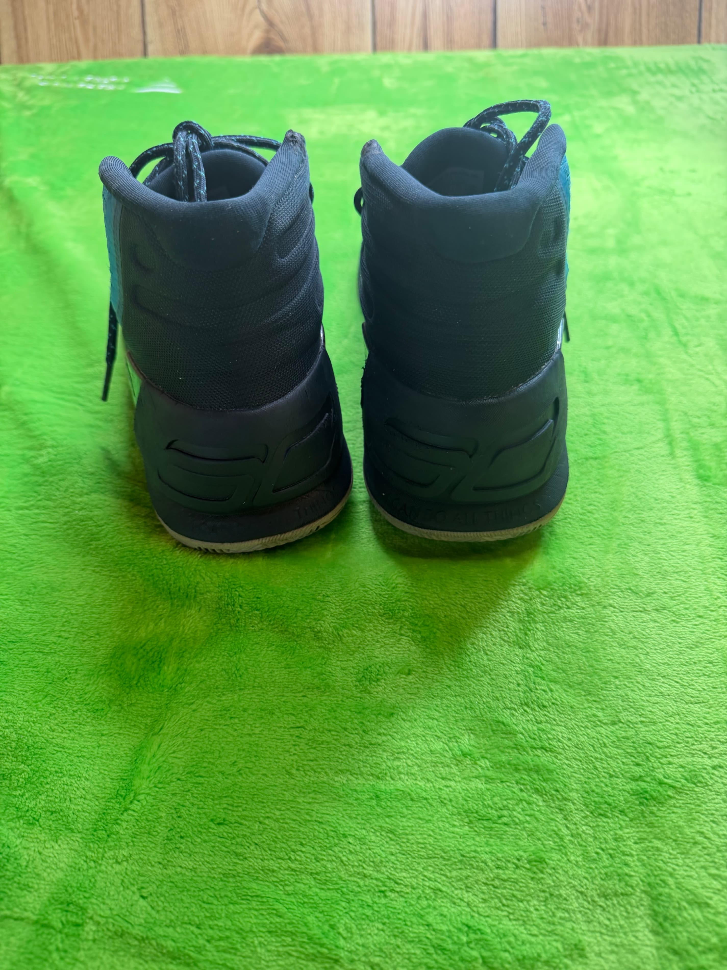 Under Armour Curry 3 Mid Peacock Blue Sz 10 Basketball Shoes - Thumbnail 5