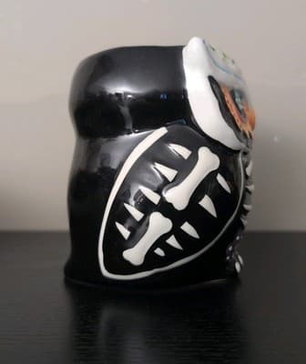 Day of the Dead Owl Mug 2019 Sugar Skull Skeleton Halloween 16oz - Thumbnail 2