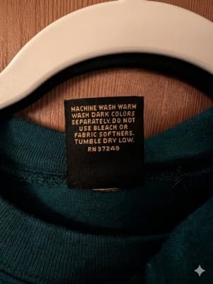 Vintage 90s REI Mens Large 1/4 Zip Pullover Fleece Shirt Green Made in USA - Thumbnail 5