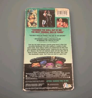 Teenage Mutant Ninja Turtles - The Movie (VHS, 1990) - Thumbnail 2