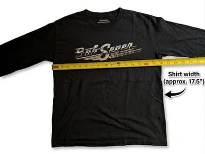 Bob Seger 2017 North American Tour Long Sleeve Shirt Black Eagle Graphic Size M? - Thumbnail 3