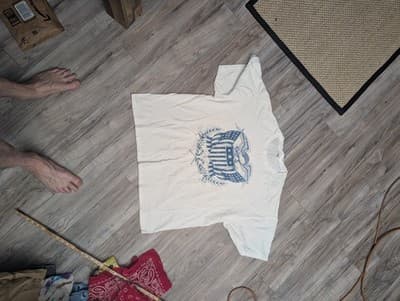KEVA American Eagle Shield T Shirt Extra Large Distressed Graphic Flag XL - Thumbnail 3