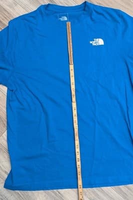 The North Face Circular Design Graphic T-Shirt Mens XL Blue Never Stop Exploring - Thumbnail 4