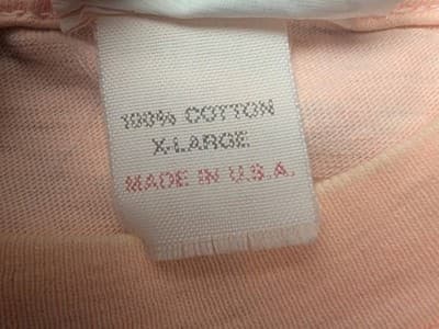 Vintage Off The Top Shirt Mens XL Peach Pink Surf Skateboard Single Stitch USA - Thumbnail 4