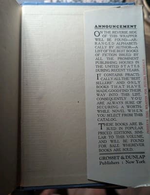 VINTAGE 1929 HARDCOVER WESTERN FICTION"REDWOOD AND GOLD" by Jackson Gregory - Thumbnail 5