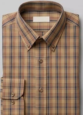 Vintage 1970s Sero Shirtmakers Plaid Button Down - L - Ivy League TD Sherman NY - Thumbnail 4