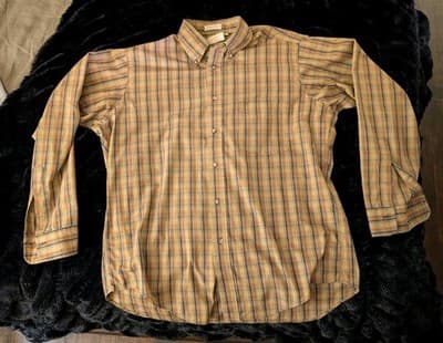 Vintage 1970s Sero Shirtmakers Plaid Button Down - L - Ivy League TD Sherman NY - Thumbnail 8