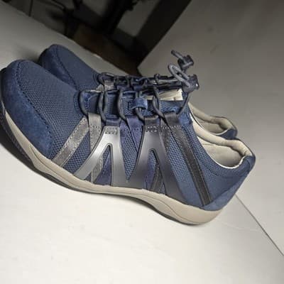 Dansko Womens Shies Honor Suede Blue Lifestyle Walking Sz 37 US 7.5-8 Sneaker