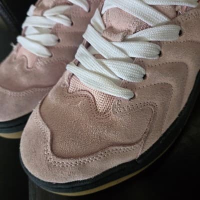 Nike Jordan Session Shoes Atmosphere Pink Suede Size 6.5 (IB3731-600) - Thumbnail 2