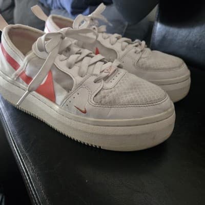 Nike Wmns Court Vision Alta TXT 'White Magic Ember' CW6536-101 Size 8.5 - Thumbnail 4