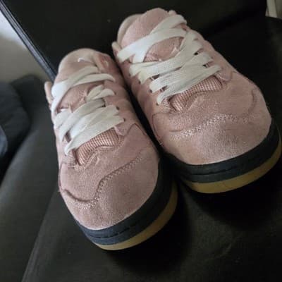 Nike Jordan Session Shoes Atmosphere Pink Suede Size 6.5 (IB3731-600) - Thumbnail 8