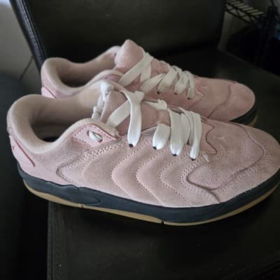Nike Jordan Session Shoes Atmosphere Pink Suede Size 6.5 (IB3731-600) - Thumbnail 5