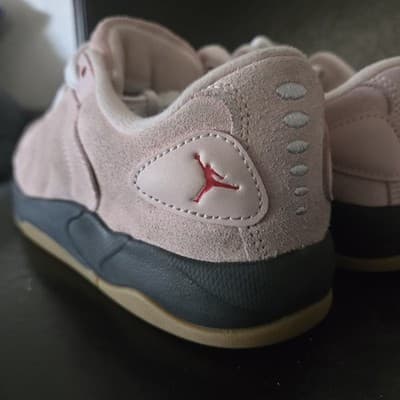 Nike Jordan Session Shoes Atmosphere Pink Suede Size 6.5 (IB3731-600) - Thumbnail 6