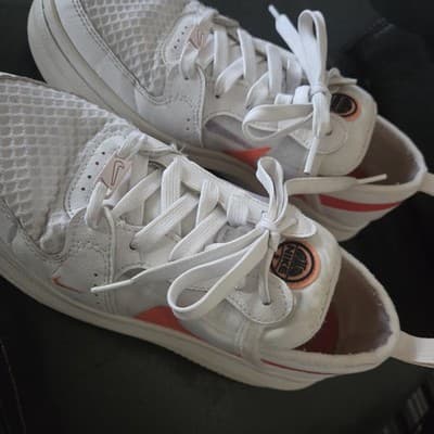 Nike Wmns Court Vision Alta TXT 'White Magic Ember' CW6536-101 Size 8.5 - Thumbnail 2