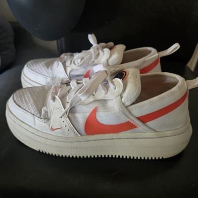 Nike Wmns Court Vision Alta TXT 'White Magic Ember' CW6536-101 Size 8.5 - Thumbnail 10