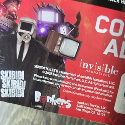 SKIBIDI TOILET - Parasite Disabler - NIB Series 1 Collectible 3” Action Figure - Thumbnail 2