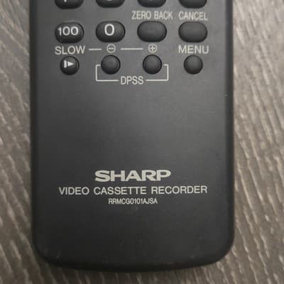 Original SHARP RRMCG0101AJSA Remote Control VCH942U VCA543U VCH945U VCH944 - Thumbnail 4