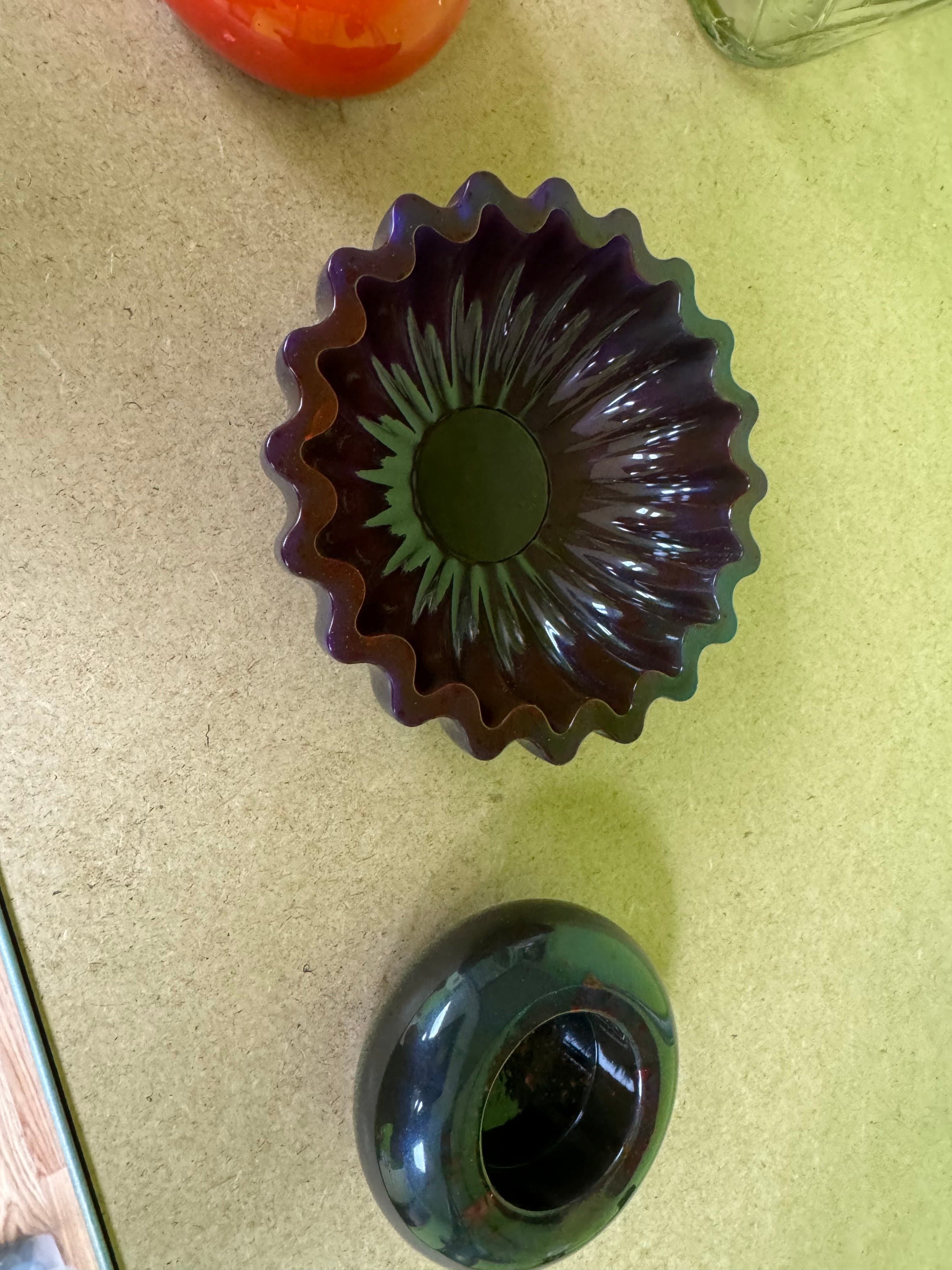 Epoxy Ruffle Bowl - Regular - Thumbnail 2