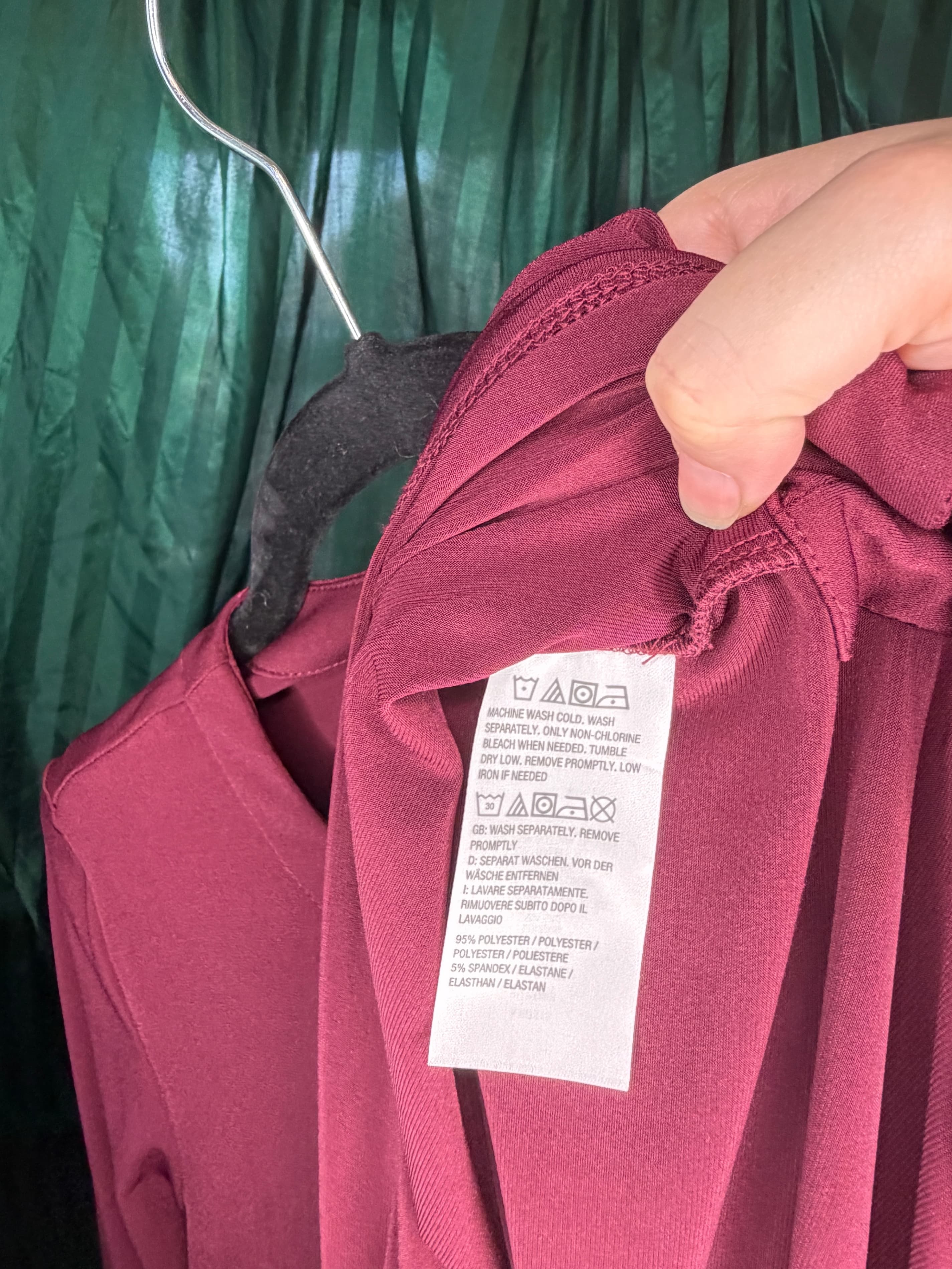 Susan Graver Every Day Liquid Knit Burgundy Top - Versatile & Easy-Care - Thumbnail 6